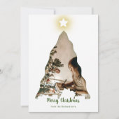 Carte de Noël avec photo du sapin (Devant)