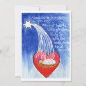 Carte de Noël avec Romans 5 Ecritures (Devant)