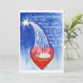 Carte de Noël avec Romans 5 Ecritures (Debout devant)