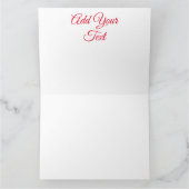 Carte de Noël avec Santa et Elfe pouce levé (Intérieur)