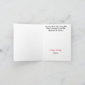 Carte de Noël avec sapin de l'emblème de la Patrou (Intérieur)