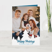 Carte de Noël avec superposition de photo d'arbre  (Devant)