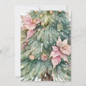 Carte de Noël avec un arbre de Noël fée (Dos)