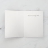 Carte de Noël avec un chiot Rottweiler mignon (Intérieur)