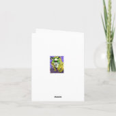 Carte de Noël avec une grenade (Dos)