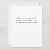 Carte de Noël avec votre code QR (Dos)