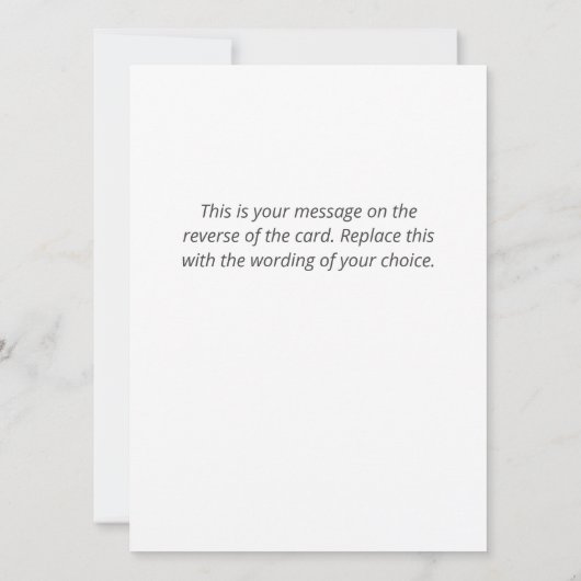 Carte de Noël avec votre code QR (Dos)