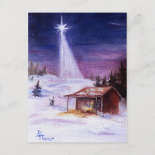 Carte de Noël Away In a Manger