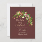 Carte de Noël Balsam Swag (Devant)