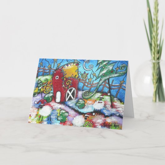 Carte de Noël Barnyard (Devant)