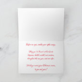 Carte de Noël "Bateau à vapeur du port de St. Paul (Intérieur)