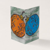 Carte de Noël Bauble Arbre de Noël (Outside)