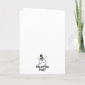 Carte de Noël Bauble Pup (Dos)