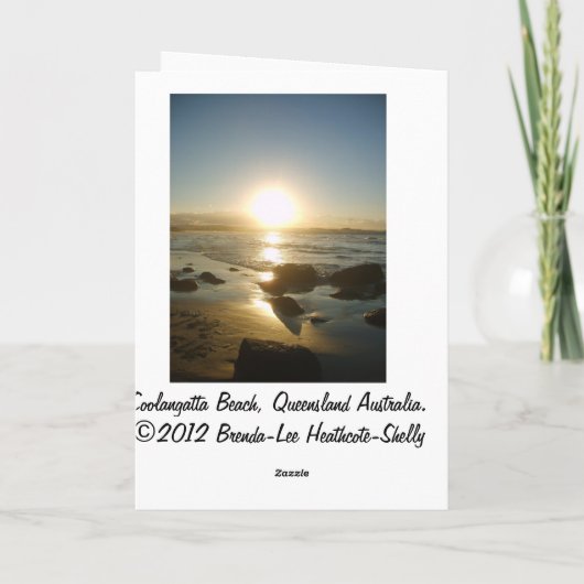 Carte de Noël Beachy. (Dos)