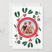 Carte de Noël 'Bébé il fait chaud dehors' avec pho (Dos)
