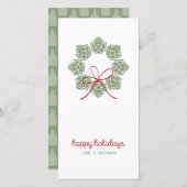 Carte de Noël Beer Hops (Devant / Derrière)