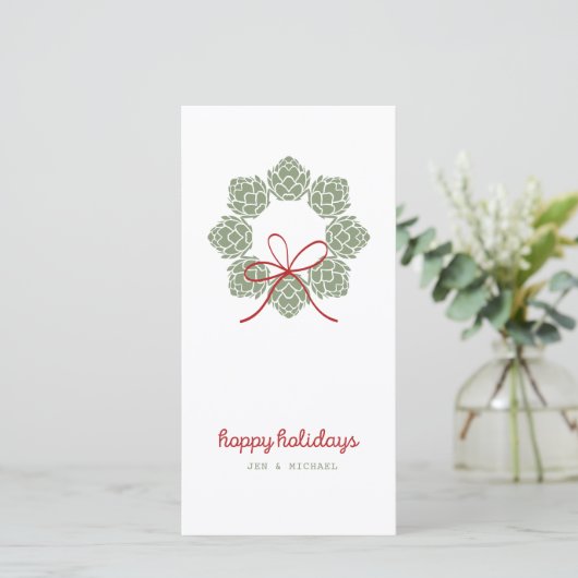 Carte de Noël Beer Hops (Debout devant)