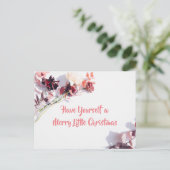 Carte de Noël - Belle du Rose (Debout devant)