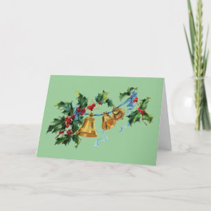 Carte de Noël Bells and Berries