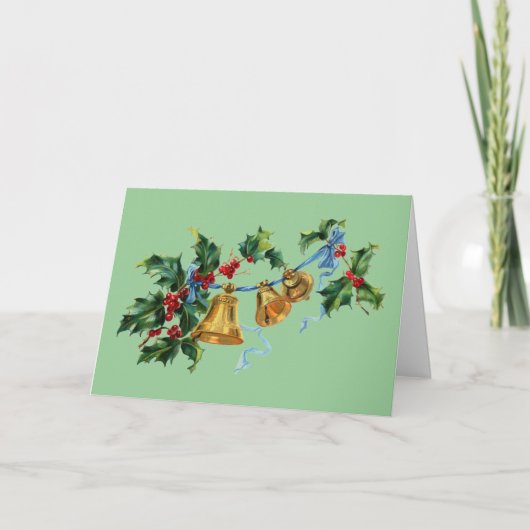 Carte de Noël Bells and Berries (Devant)