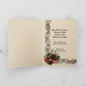 Carte de Noël Béni Mère et Bébé Jésus (Intérieur)