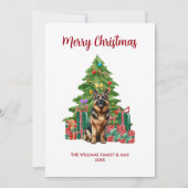 Carte de Noël Berger Allemand (Devant)