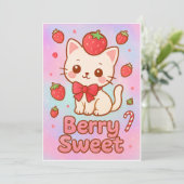 Carte de Noël « Berry Sweet Dreams » – Poe paillet (Debout devant)