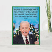 Carte de Noël Biden (Devant)