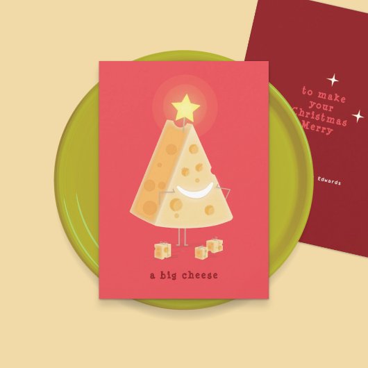Carte de Noël Big Cheese