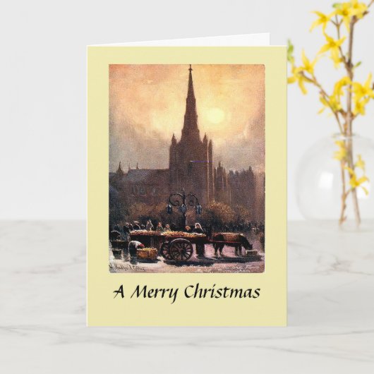 Carte de Noël - Birmingham (Fleur jaune)