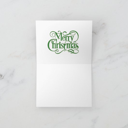 Carte de Noël Black Cat (Intérieur)