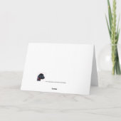 Carte de Noël Black Lab - Chien mignon Chien Chien (Dos)