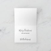 Carte de Noël Black Labrador (Intérieur)