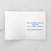 Carte de Noël Black Labrador - Carte de vacances (Intérieur)