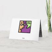 Carte de Noël Black White Photo Scène de neige Coe (Dos)