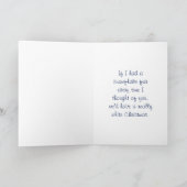 Carte de Noël blanc Snowflon (Intérieur)