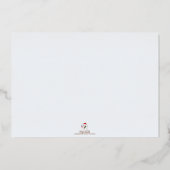 Carte de Noël Blessing Foil (Verso)
