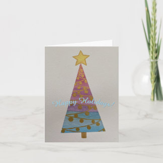 Carte de "Noël Bleu" en rêve
