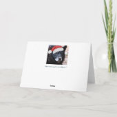 Carte de Noël Blue Snowy Night (Dos)