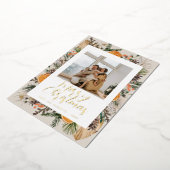 Carte de Noël Boho avec Famille en Photo et Botani (Rotation)