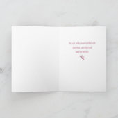 Carte de Noël Boho Blessing sans photo (Intérieur)