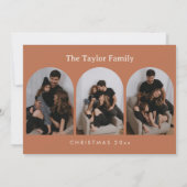 Carte de Noël Boho Photo (Dos)