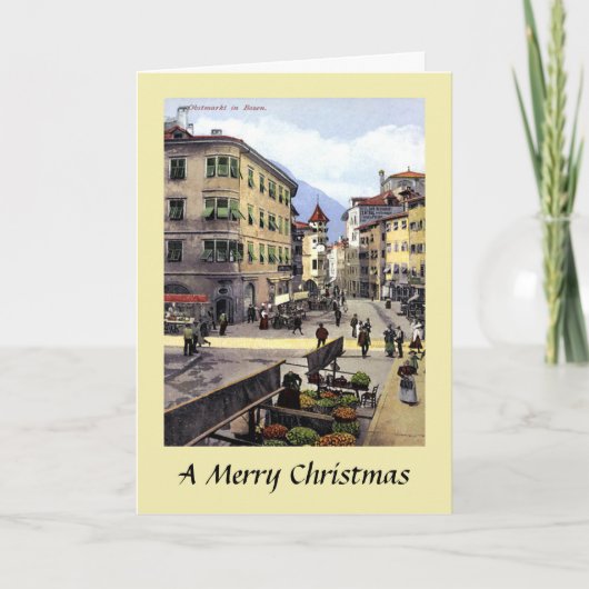 Carte de Noël - Bolzano, Italie (Devant)