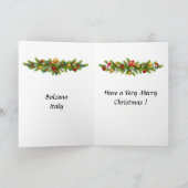 Carte de Noël - Bolzano, Italie (Intérieur)