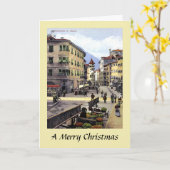 Carte de Noël - Bolzano, Italie (Fleur jaune)
