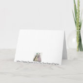 Carte de Noël Bonnes Fêtes (Dos)