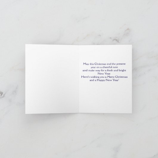 Carte de Noël Boston Terrier (Intérieur)