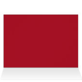 Carte de Noël Boston Terrier Santa Hat (Intérieur Horizontal (Haut))