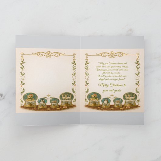 Carte de Noël Boule à Neige (Intérieur)