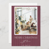 Carte de Noël Bourgogne (Devant / Derrière)